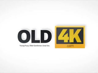 Old4k. Young Round Ass Vs Hard Old manhood