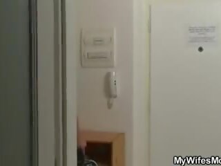 He Bangs Old Bag and His Wife Comes in, dirty clip c0 | xHamster