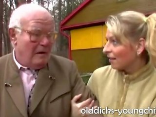 Big Tit mademoiselle Does Old grandpa